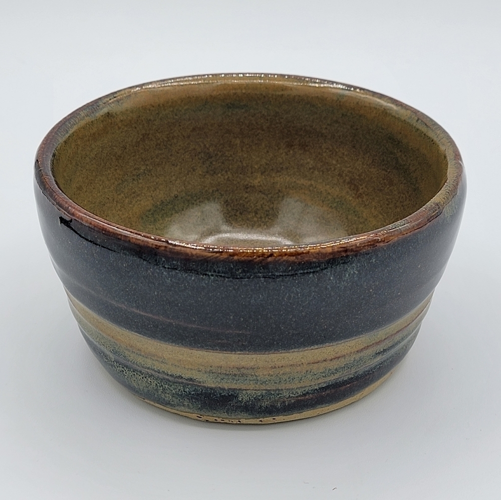 Blue Glaze Pottery Bowl #1401